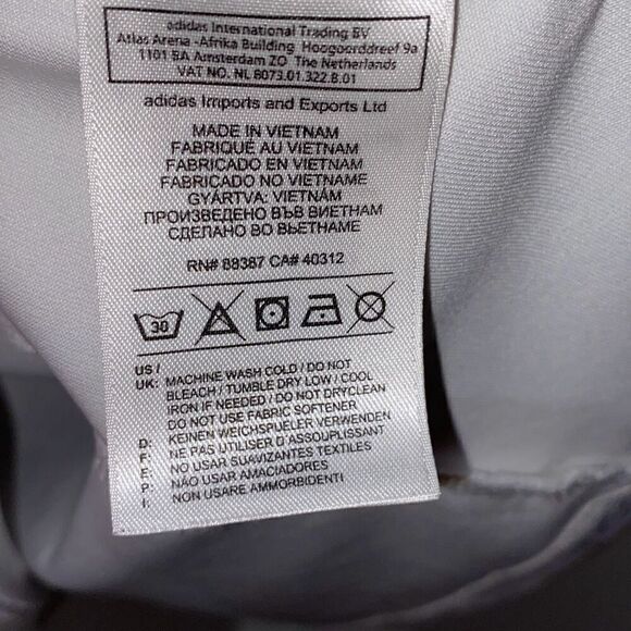 Adidas Women's White Climacool Half Button Sleeveless Golf Polo Shirt Size Large - Picture 8 of 9